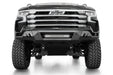 Addictive Desert Designs 2022-2026 Chevy Silverado 1500 Black Label Front Bumper – installed on vehicle, image 5 of 12