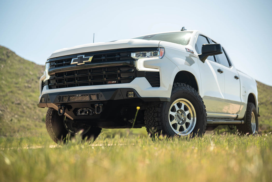 DV8 Offroad 2022-2026 Chevy Silverado 1500 Spec Series Front Bumper – on the trail, image 2 of 18