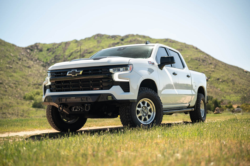 DV8 Offroad 2022-2026 Chevy Silverado 1500 Spec Series Front Bumper – on the trail, image 3 of 18
