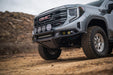 DV8 Offroad 2022-2026 GMC Sierra 1500 Tube Front Bumper – installed on vehicle, image 6 of 18