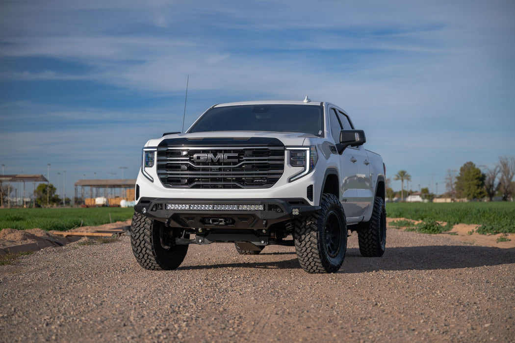 Addictive Desert Designs 2022-2026 GMC Sierra 1500 Stealth Fighter Winch Kit – on the trail, image 12 of 12