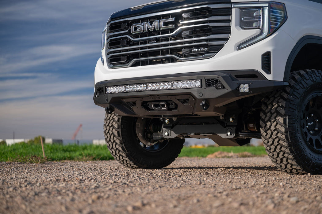 Addictive Desert Designs 2022-2026 GMC Sierra 1500 Stealth Fighter Winch Kit – on the trail, image 11 of 12