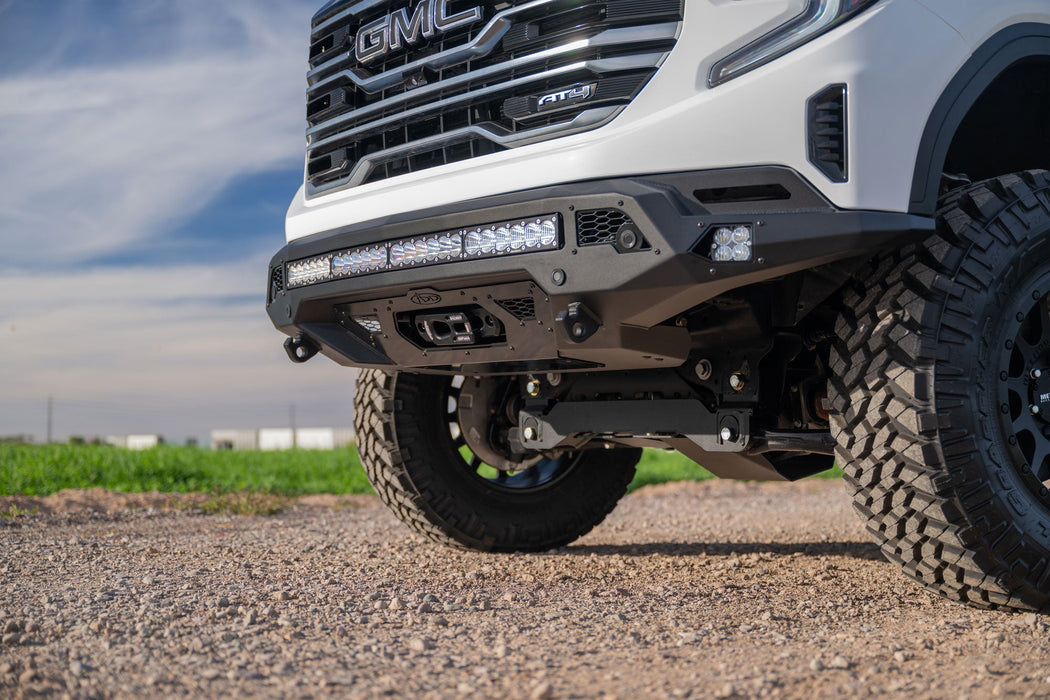 Addictive Desert Designs 2022-2026 GMC Sierra 1500 Stealth Fighter Winch Kit – on the trail, image 8 of 12
