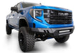 Addictive Desert Designs 2022-2026 GMC 1500 Black Label Front Bumper – installed on vehicle, image 1 of 13