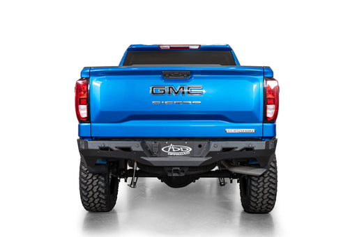 Addictive Desert Designs 2022-2026 Chevy/GMC 1500 Black Label Rear Bumper – installed on vehicle, image 2 of 12
