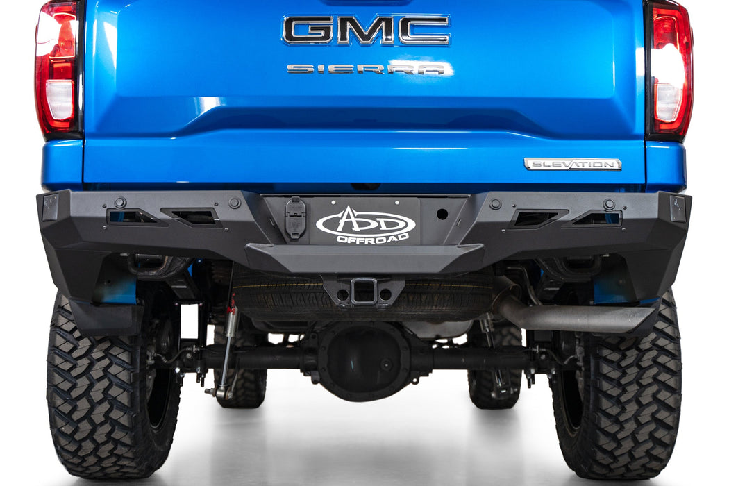 Addictive Desert Designs 2022-2026 Chevy/GMC 1500 Black Label Rear Bumper – installed on vehicle, image 4 of 12