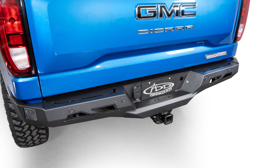 Addictive Desert Designs 2022-2026 Chevy/GMC 1500 Black Label Rear Bumper – installed on vehicle, image 5 of 12