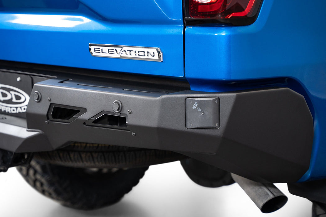 Addictive Desert Designs 2022-2026 Chevy/GMC 1500 Black Label Rear Bumper – installed on vehicle, image 8 of 12