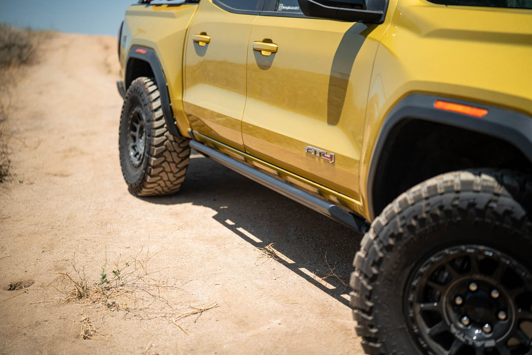 DV8 Offroad 2023-2025 Chevy Colorado & GMC Canyon Rock Sliders – on the trail, image 2 of 12