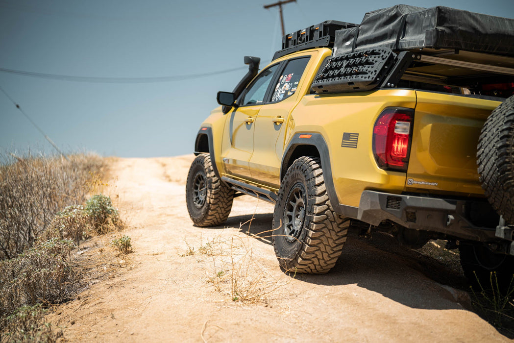 DV8 Offroad 2023-2025 Chevy Colorado & GMC Canyon Rock Sliders – on the trail, image 7 of 12