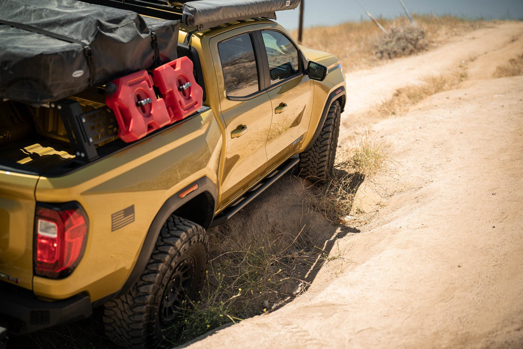 DV8 Offroad 2023-2025 Chevy Colorado & GMC Canyon Rock Sliders – on the trail, image 8 of 12