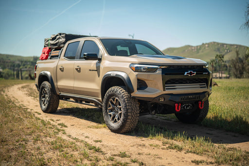 DV8 Offroad 2023-2026 Chevy Colorado ZR2 Spec Series Front Bumper – installed on vehicle, image 2 of 12