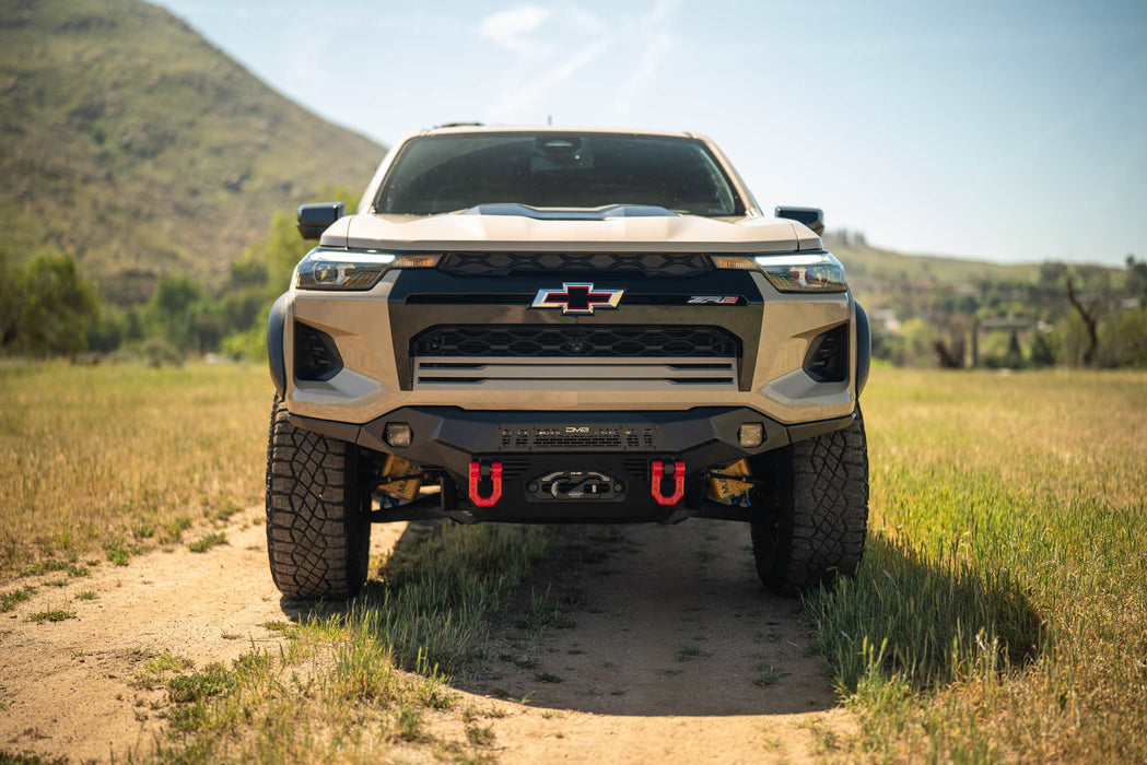 DV8 Offroad 2023-2026 Chevy Colorado ZR2 Spec Series Front Bumper – installed on vehicle, image 3 of 12
