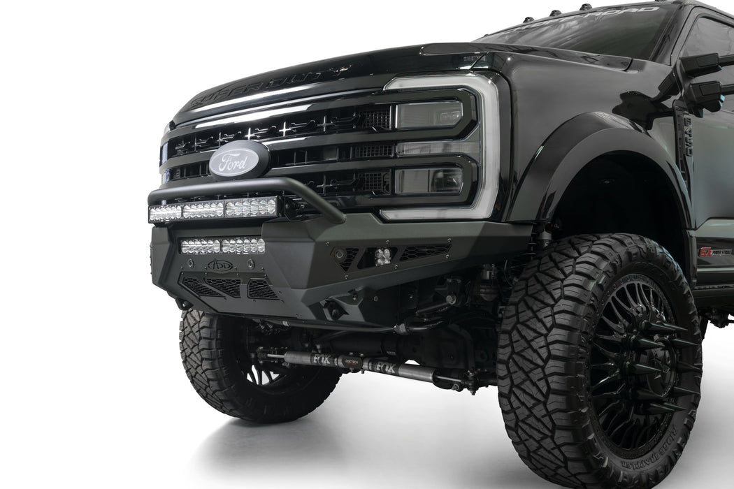 Addictive Desert Designs 2023-2026 Ford Super Duty HoneyBadger Front Bumper w/ Top Hoop – image 5 of 16