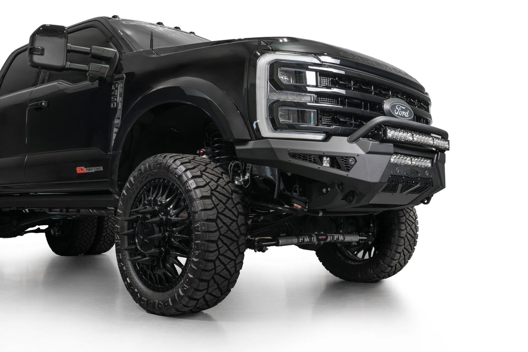 Addictive Desert Designs 2023-2026 Ford Super Duty HoneyBadger Front Bumper w/ Top Hoop – image 1 of 16