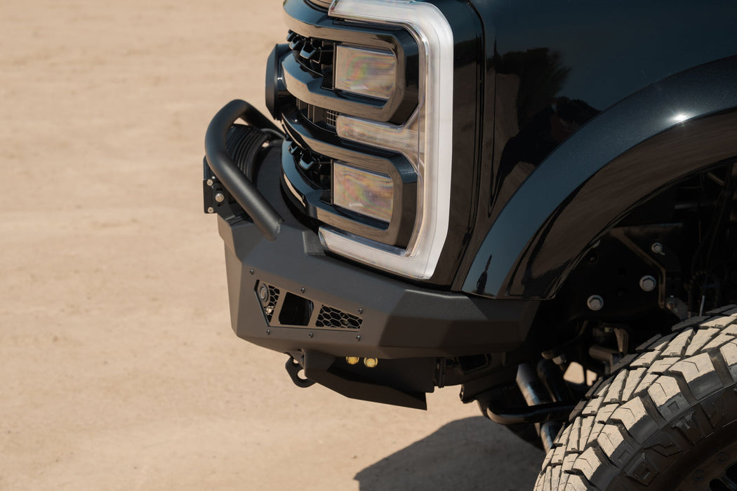 Addictive Desert Designs 2023-2026 Ford Super Duty HoneyBadger Front Bumper w/ Top Hoop – image 15 of 16