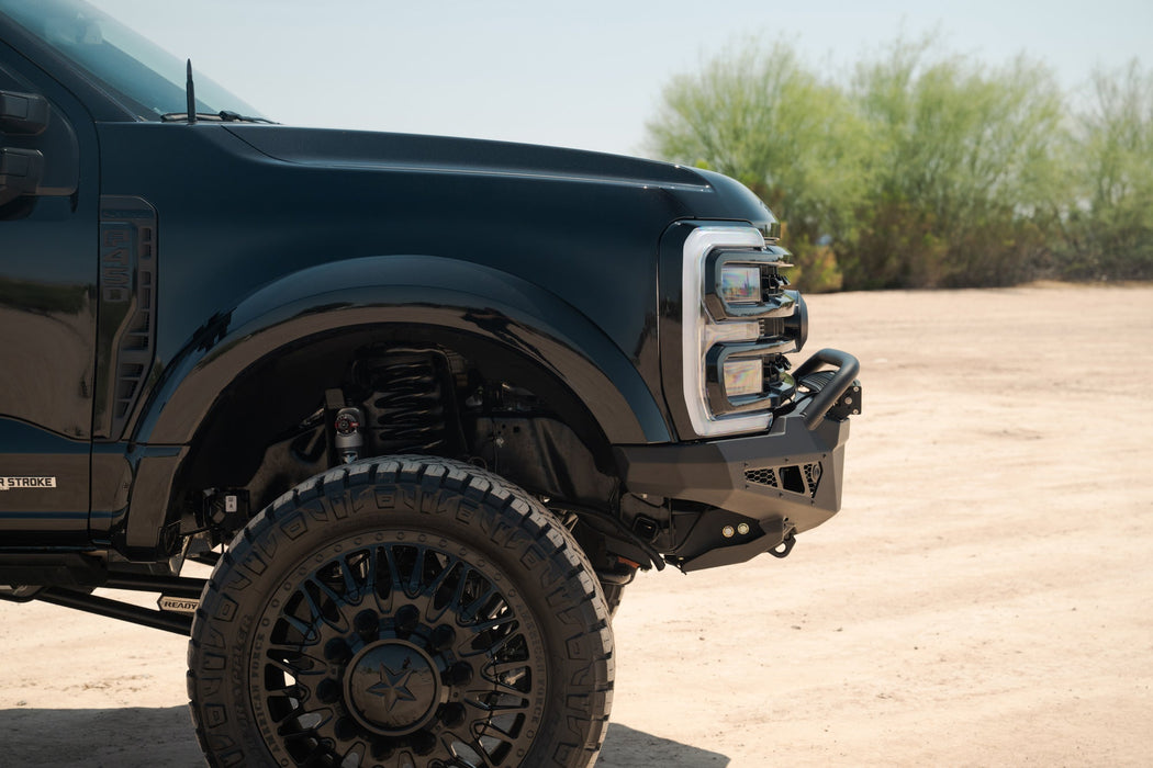 Addictive Desert Designs 2023-2026 Ford Super Duty HoneyBadger Front Bumper w/ Top Hoop – image 13 of 16