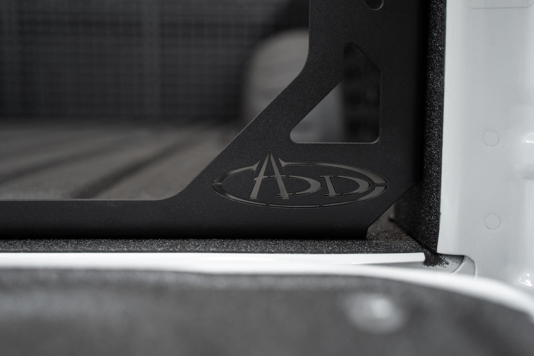 Addictive Desert Designs 2023-2026 Ford Super Duty Bed Channel Stiffeners – installed on vehicle, image 8 of 10