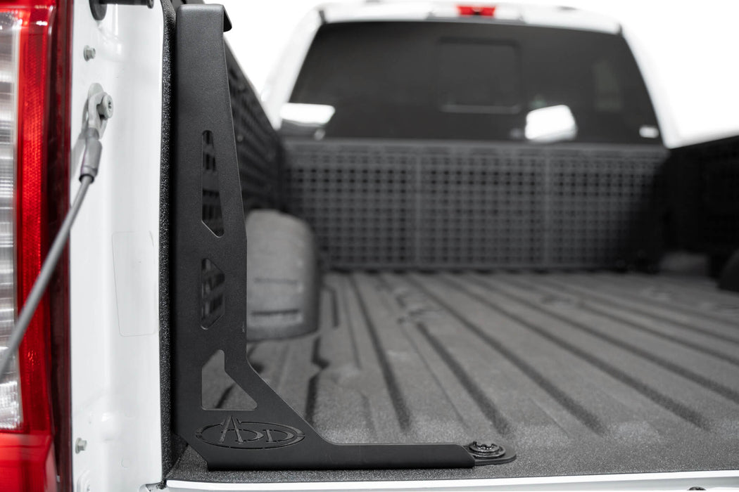 Addictive Desert Designs 2023-2026 Ford Super Duty Bed Channel Stiffeners – installed on vehicle, image 9 of 10