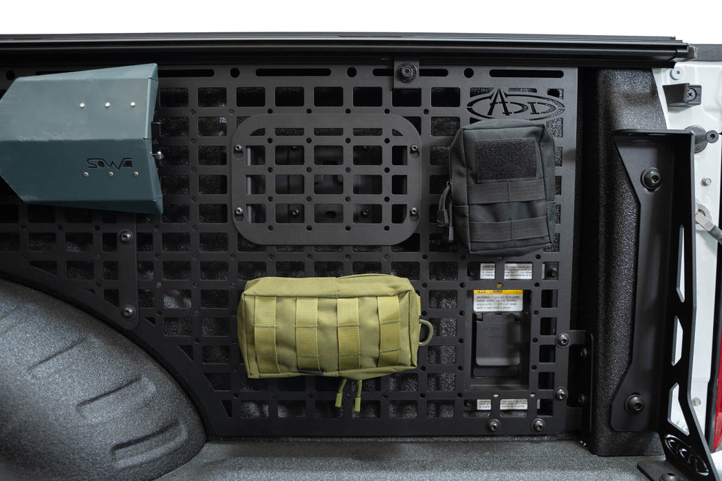 Addictive Desert Designs 2023-2026 Ford Super Duty Bed Side Molle Panels – installed on vehicle, image 11 of 20