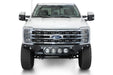 Addictive Desert Designs 2023-2026 Ford Super Duty Bomber Front Bumper Rigid – installed on vehicle, image 2 of 12