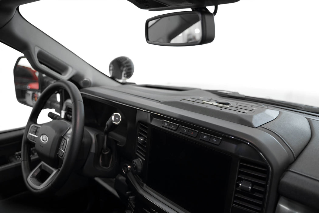 Addictive Desert Designs 2023-2026 Ford Super Duty Digital Device Dash Mount – installed on vehicle, image 3 of 6