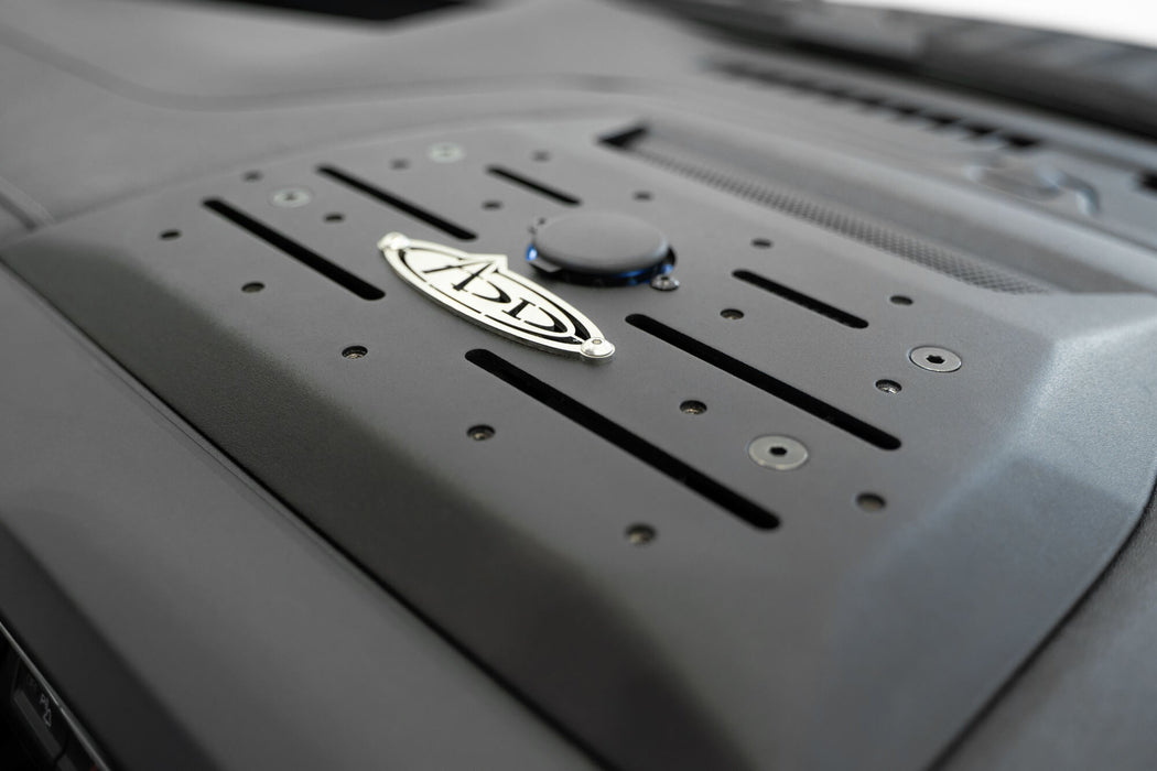 Addictive Desert Designs 2023-2026 Ford Super Duty Digital Device Dash Mount – installed on vehicle, image 5 of 6