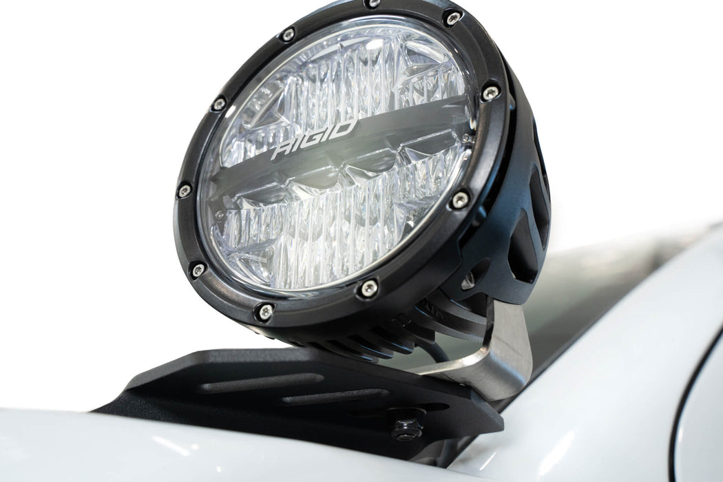Addictive Desert Designs 2023-2026 Ford Super Duty Ditch Light Brackets – installed on vehicle, image 5 of 10