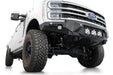 Addictive Desert Designs 2023-2026 Ford Super Duty Bomber Front Bumper Baja – installed on vehicle, image 8 of 10