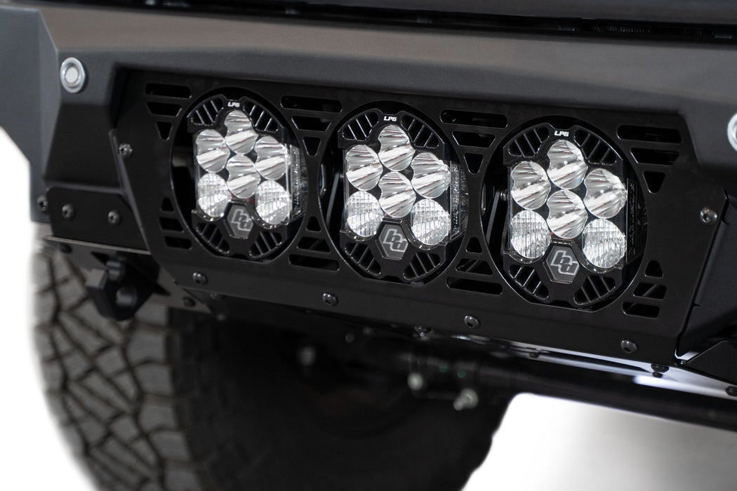 Addictive Desert Designs 2023-2026 Ford Super Duty Bomber Front Bumper Baja – installed on vehicle, image 9 of 10