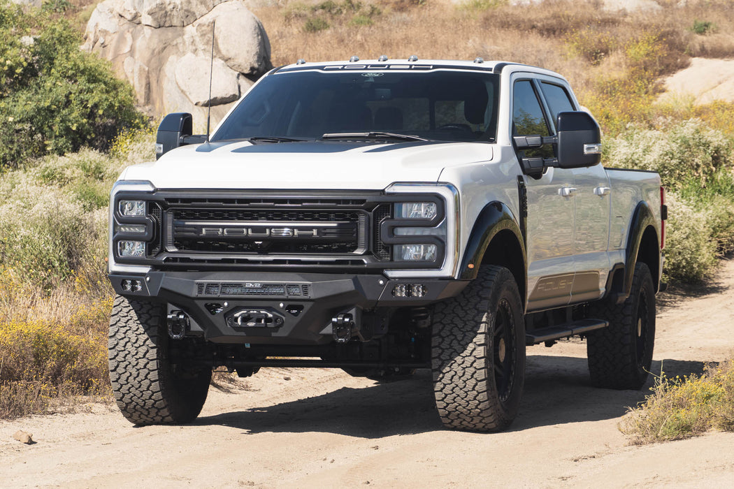 DV8 Offroad 2023-2026 Ford F-250/350 Spec Series Front Bumper – on the trail, image 8 of 15
