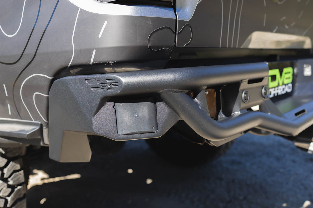 DV8 Offroad 2023-2026 GMC Canyon & Chevy Colorado Tube Rear Bumper – installed on vehicle, image 11 of 17