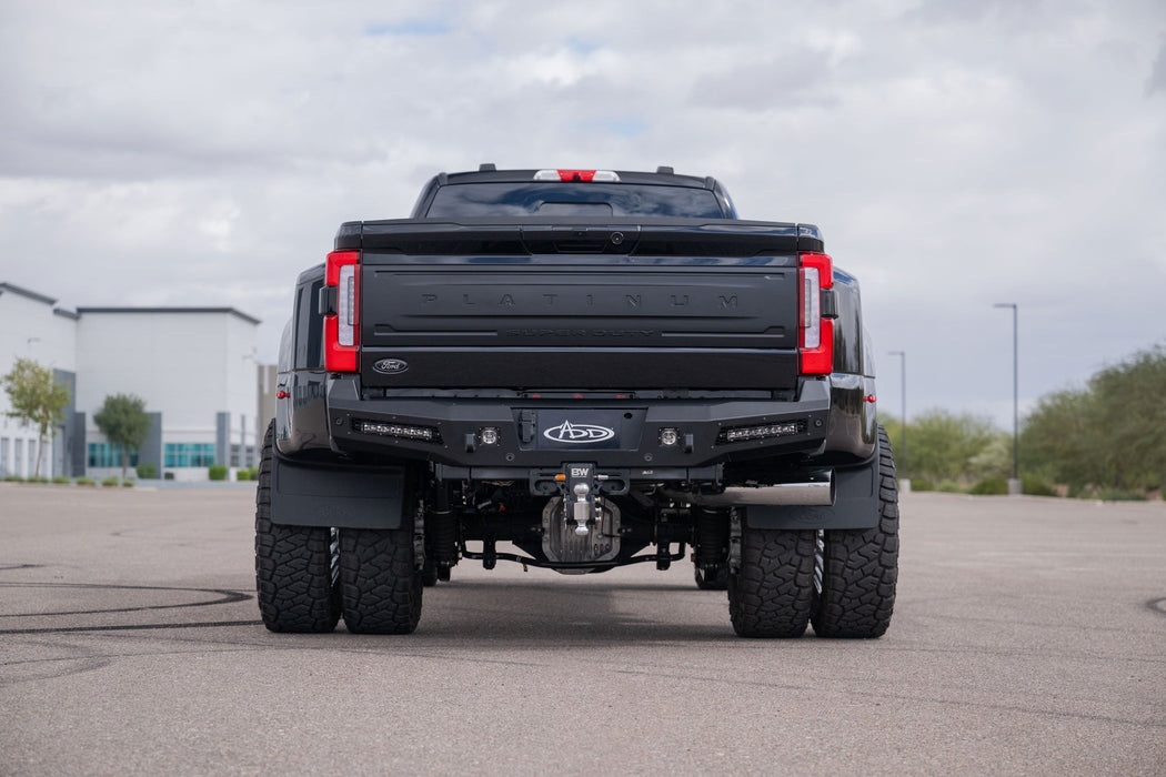 Addictive Desert Designs 2023-2026 Ford Super Duty Honeybadger Rear Bumper – on the trail, image 12 of 18