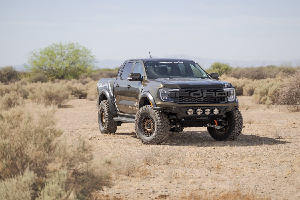 Addictive Desert Designs 2024-2026 Ford Ranger Raptor ADD Edge Front Bumper – on the trail, image 15 of 20