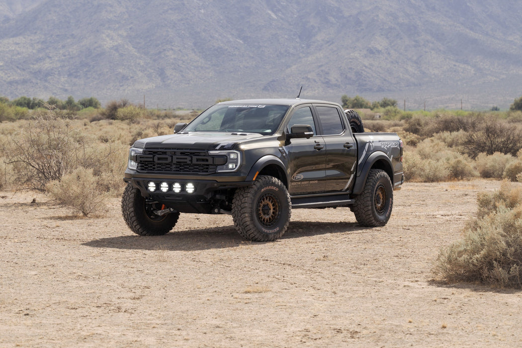 Addictive Desert Designs 2024-2026 Ford Ranger Raptor ADD Edge Front Bumper – on the trail, image 19 of 20