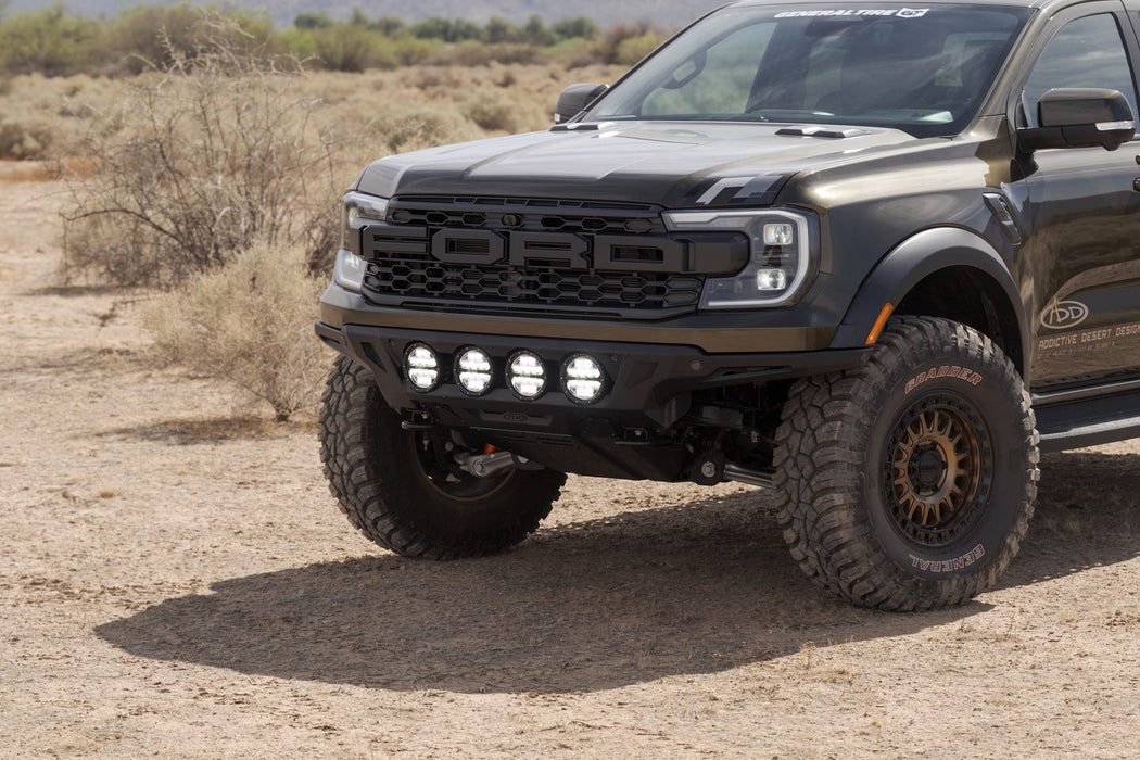 Addictive Desert Designs 2024-2026 Ford Ranger Raptor ADD Edge Front Bumper – on the trail, image 18 of 20