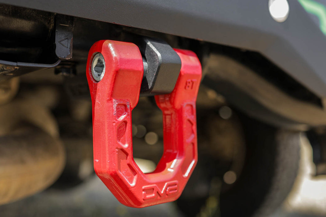 DV8 Offroad 2024-2026 Toyota Tacoma D-Ring Recovery Mounts Pair – installed on vehicle, image 3 of 17