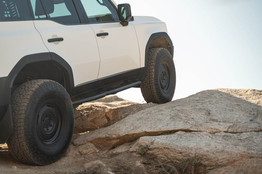 DV8 Offroad 2024-2026 Toyota Land Cruiser OE Plus Side Steps – on the trail, image 5 of 11