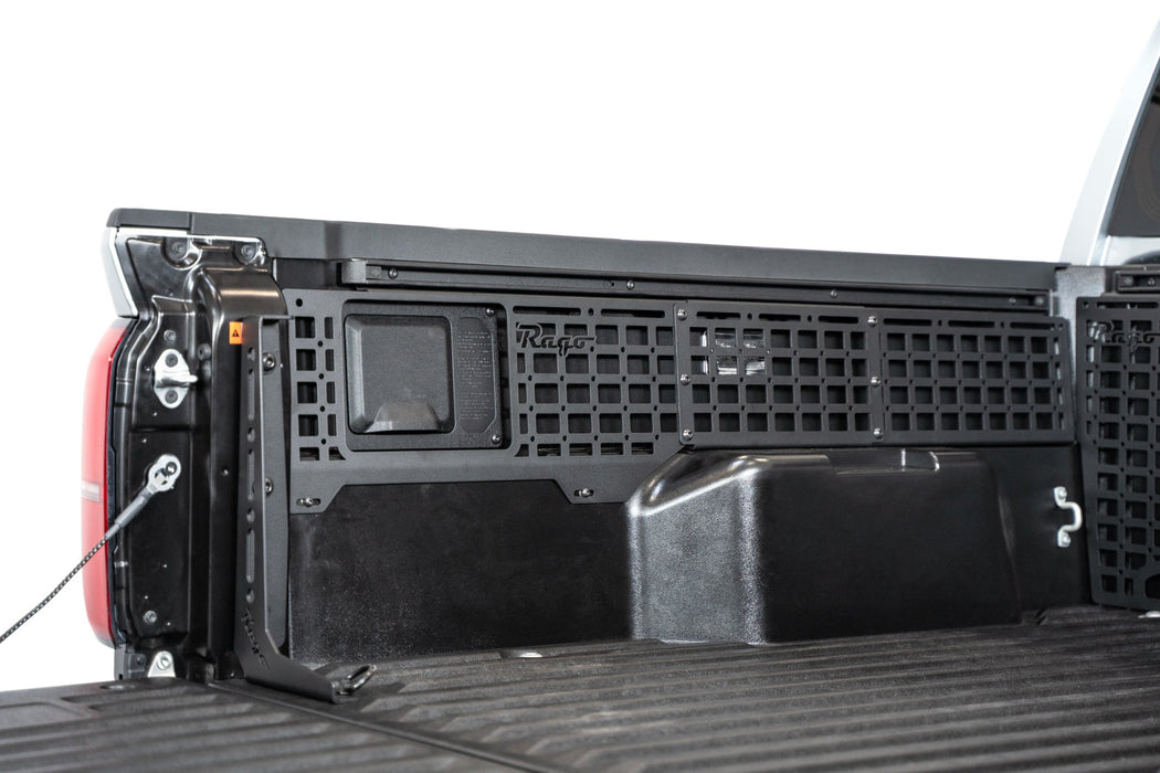 Rago Fabrication 2024-2026 Toyota Tacoma Bed Side Molle Panels – installed on vehicle, image 13 of 19