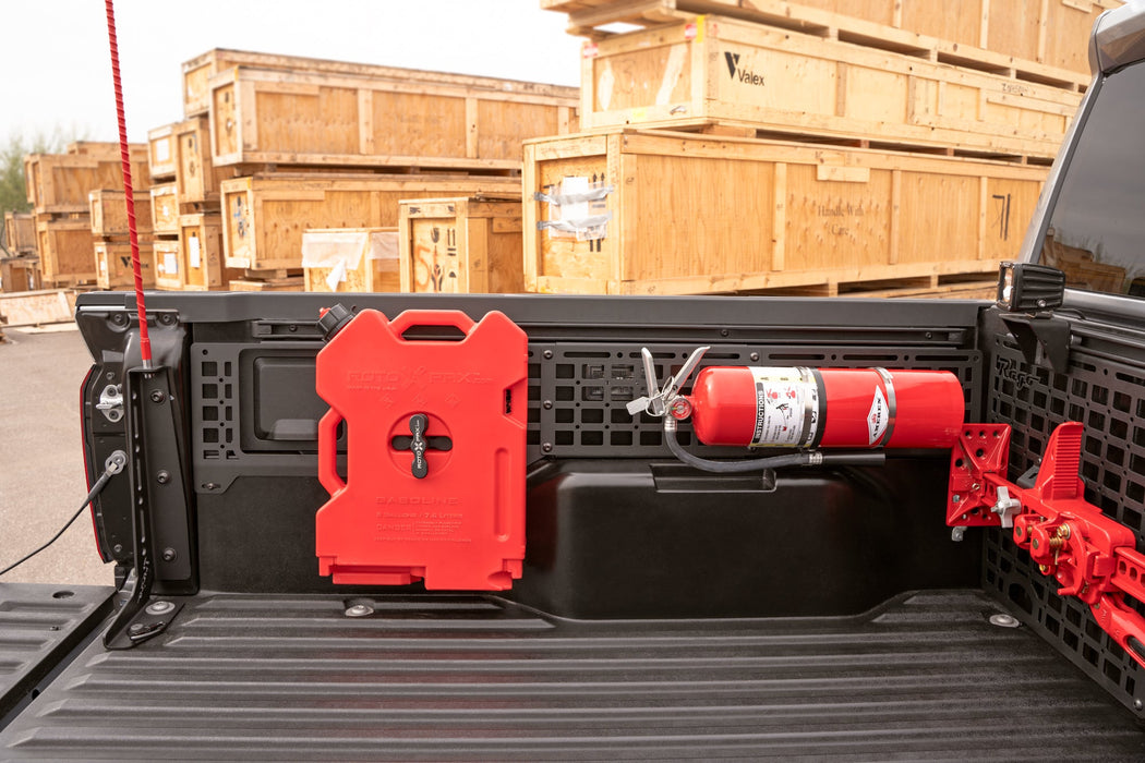 Rago Fabrication 2024-2026 Toyota Tacoma Bed Side Molle Panels – installed on vehicle, image 7 of 19