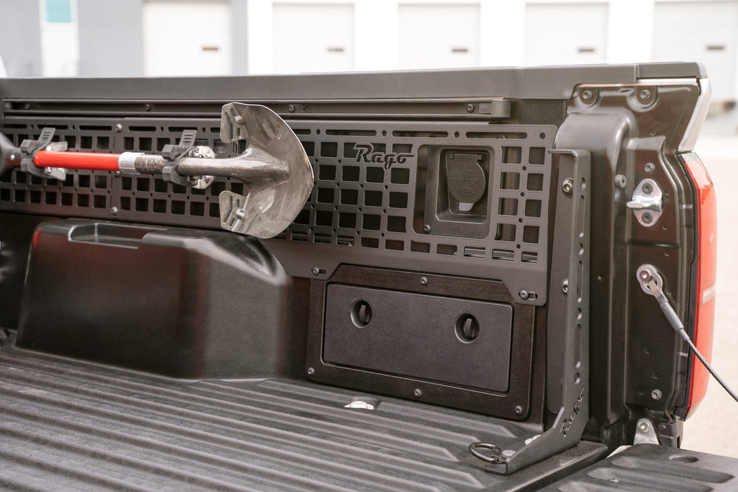 Rago Fabrication 2024-2026 Toyota Tacoma Bed Side Molle Panels – installed on vehicle, image 10 of 19