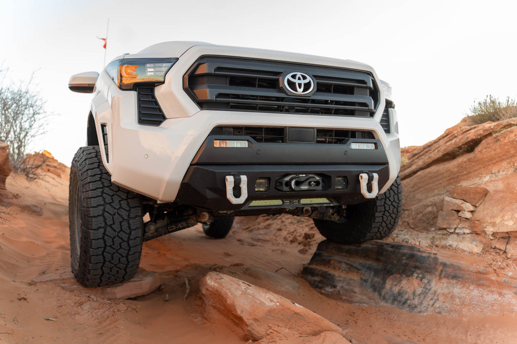 DV8 Offroad 2024-2026 Toyota Tacoma Centric Front Bumper – on the trail, image 7 of 20