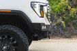 DV8 Offroad 2024-2026 GMC Sierra 2500/3500 Spec Series Front Bumper – installed on vehicle, image 8 of 16