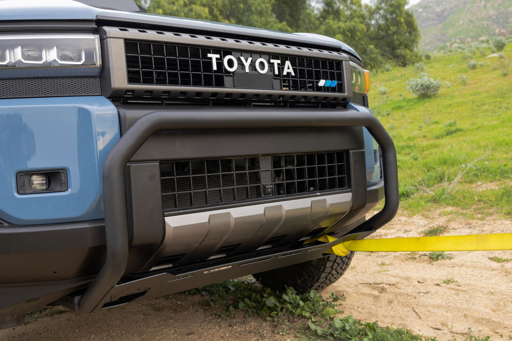 DV8 Offroad 2024-2027 Toyota Land Cruiser Bull Bar – installed on vehicle, image 15 of 20