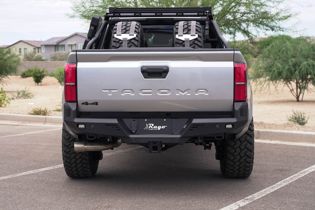 Rago Fabrication 2024-2026 Toyota Tacoma Rear Bumper – installed on vehicle, image 11 of 14
