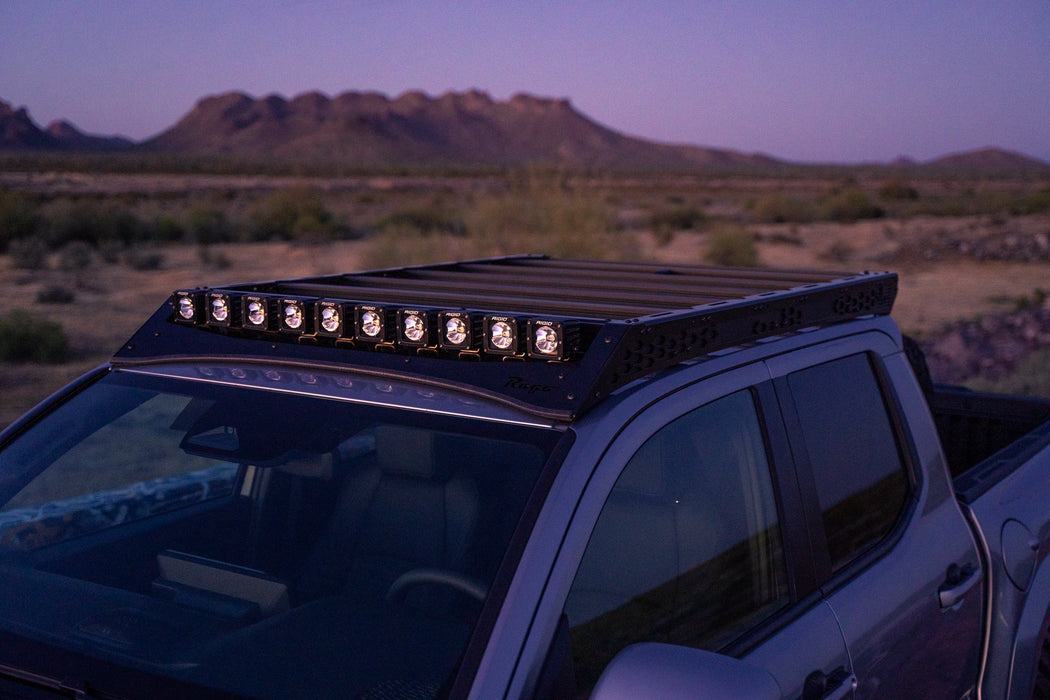 Rago Fabrication 2024-2026 Toyota Tacoma Roof Rack With Light Pocket – installed on vehicle, image 4 of 20