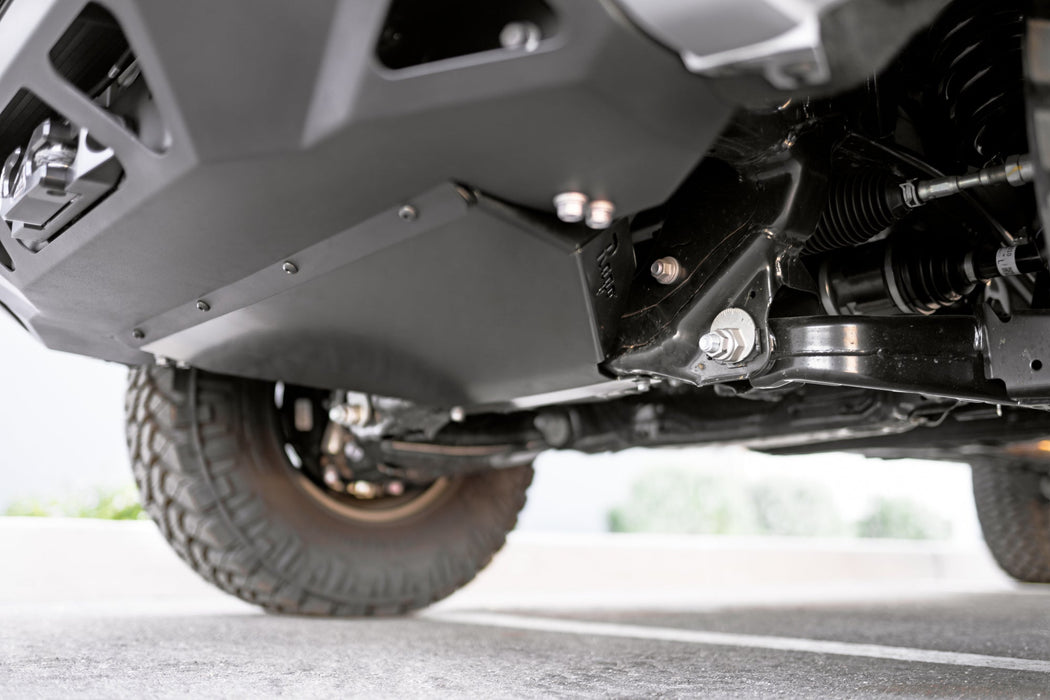 Rago Fabrication 2024-2026 Toyota Tacoma Skid Plate for Rago Front Bumper – installed on vehicle, image 4 of 9