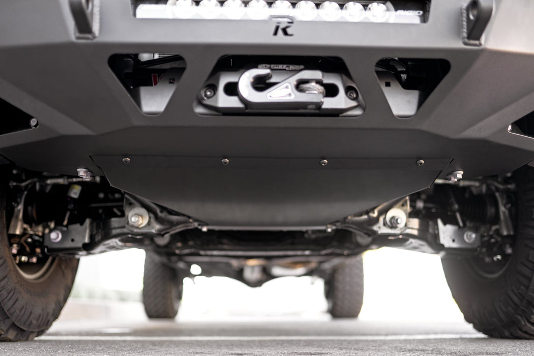 Rago Fabrication 2024-2026 Toyota Tacoma Skid Plate for Rago Front Bumper – installed on vehicle, image 6 of 9