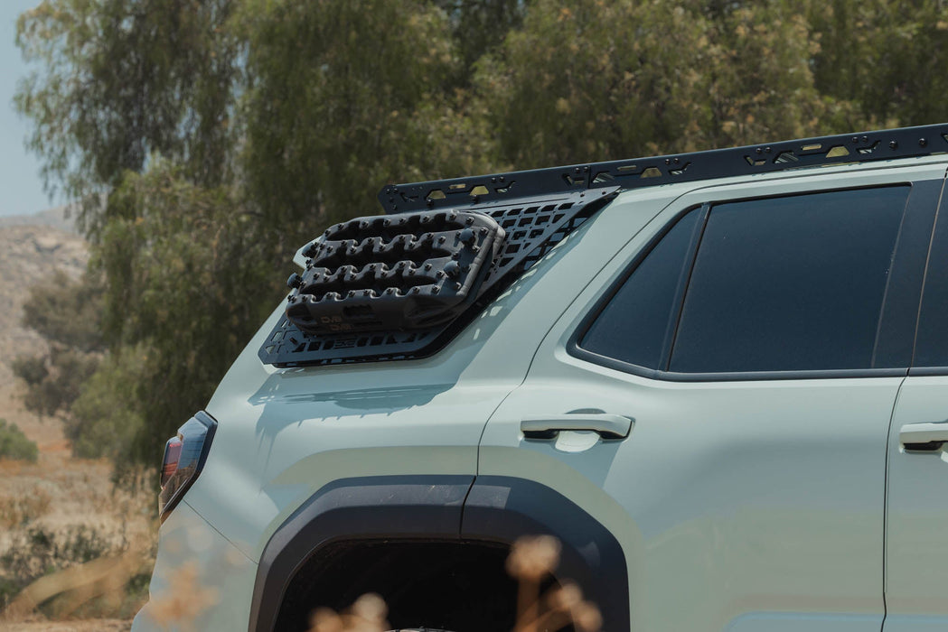 DV8 Offroad 2025-2026 Toyota 4Runner Exterior Window Molles for DV8 Roof Rack – on the trail, image 6 of 15