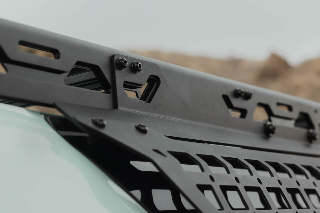 DV8 Offroad 2025-2026 Toyota 4Runner Exterior Window Molles for DV8 Roof Rack – on the trail, image 11 of 15